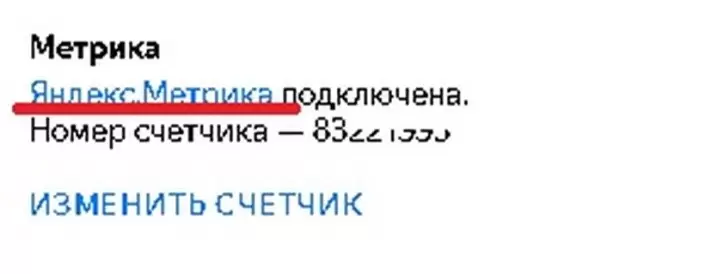 Яндекс Метрика подключена