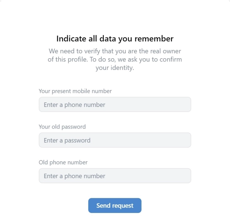 Indicate all data you remember